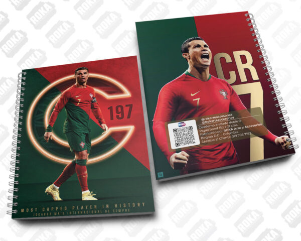 Cuaderno Cristiano Ronaldo portugal