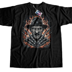 Camiseta Freddy Krueger 002 Estampado con su iconica cara