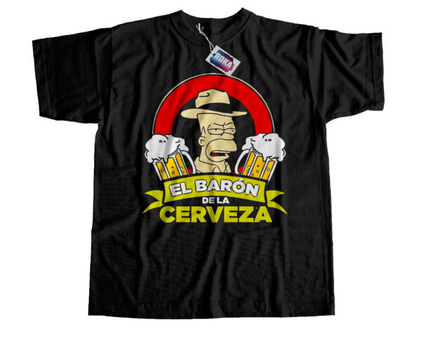 Camiseta Los simpson 003 Homero Baron de la cerveza