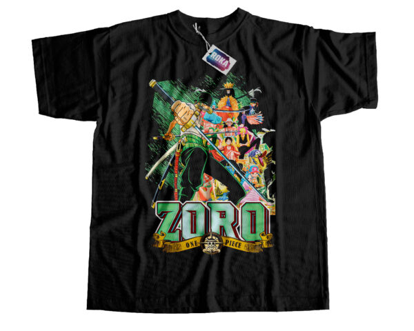 Camiseta one piece 006 con estampado exclusivo de Zoro Roronoa