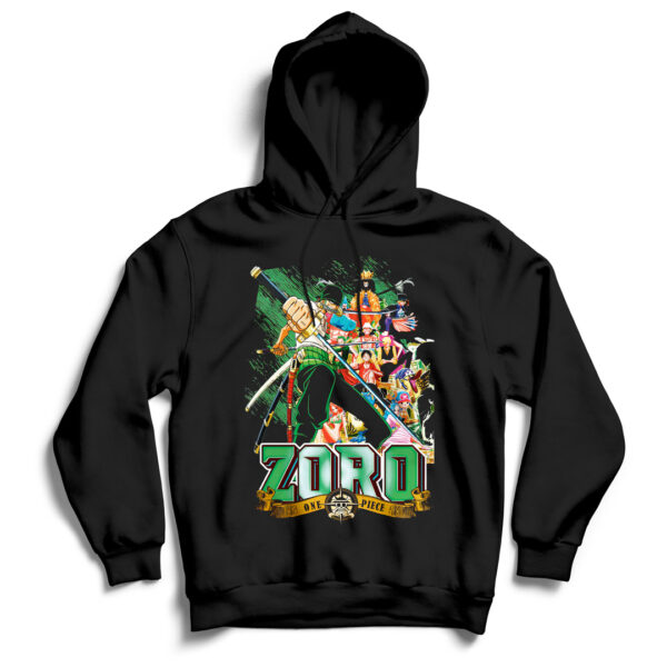 Hoodie one piece 006 estampado exclusivo Zoro Roronoa