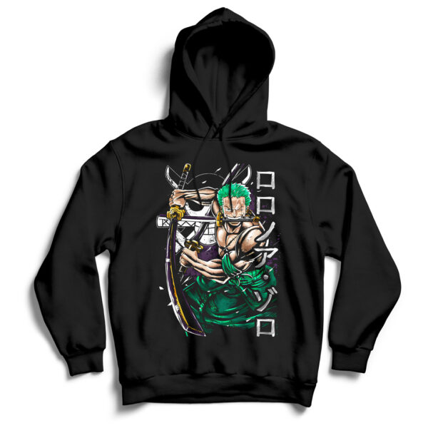 Hoodie one piece 007 Estampado exclusivo Zoro Roronoa