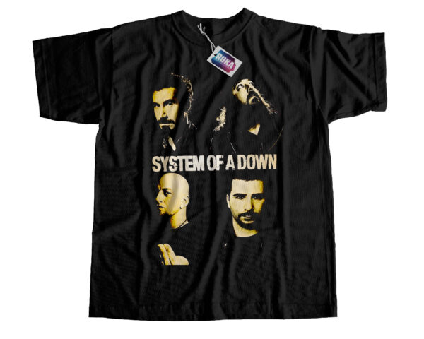 Camiseta System of a down 001 integrantes