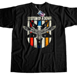 Camiseta system of a down 002 logo de la banda