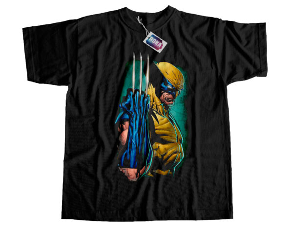 camiseta wolverine 001 diseño exclusivo del mutante favorito