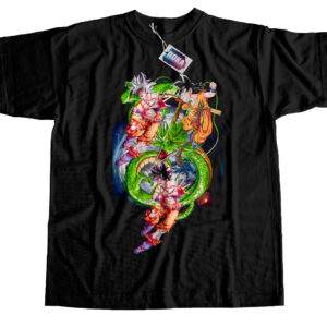 Camiseta dragon ball 007 goku etapas de vida