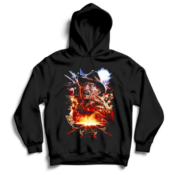 Hoodie estampada Freddy Krueger