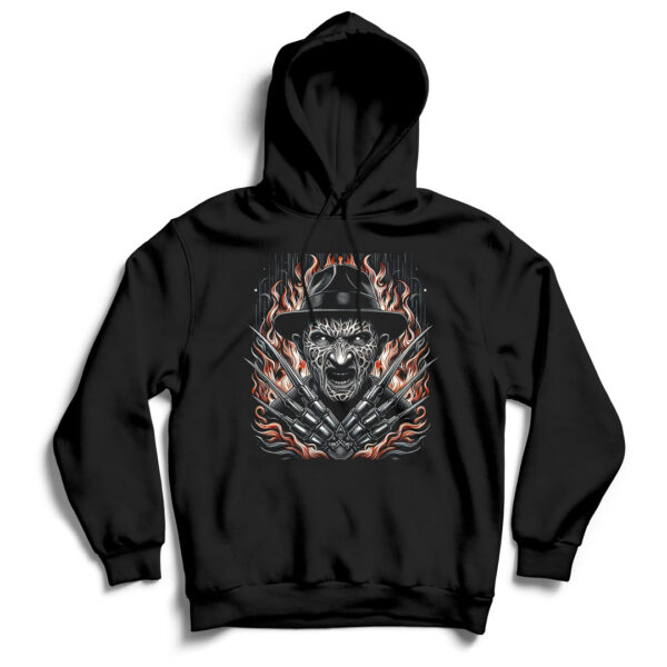 Hoodie Freddy Krueger 002 Estampado con su iconica cara