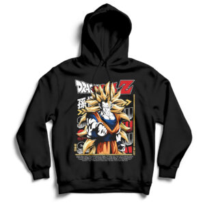 Hoodie Dragon Ball 009 Goku super saiyajin fase 3